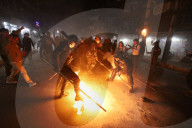 Protestors Burn Effigy Of Nepal PM KP Sharma Oli Against Decision To Depose Chief Of Electricity Authority