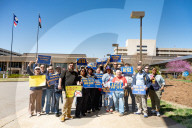 TSA Union Holds Picket At Norfolk International Airport Against Trump Administration