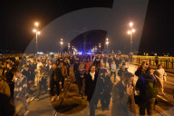 Protesters Block Multiple Bridges In Budapest After The Banning Of The Pride March