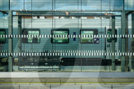 Austrian Railway Station Braunau Am Inn On The Border With Germany