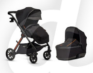 Lamborghini themed stroller puts baby in driver's seat
