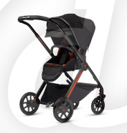Lamborghini themed stroller puts baby in driver's seat