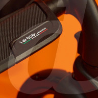 Lamborghini themed stroller puts baby in driver's seat