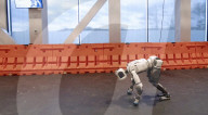Humanoid robot gets acrobatic