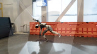 Humanoid robot gets acrobatic