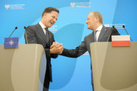 NATO Secretary General Mark Rutte In Warsaw