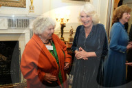 King Charles and  Queen Camilla at Clarence House reception in London, UK.