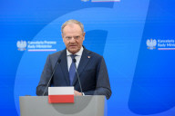 Poland's PM Donald Tusk And NATO Secretary-General Mark Rutte In Warsaw.