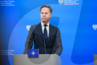 Poland's PM Donald Tusk And NATO Secretary-General Mark Rutte In Warsaw.