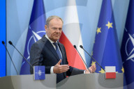 Poland's PM Donald Tusk And NATO Secretary-General Mark Rutte In Warsaw.