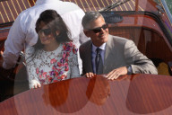 George and Amal, the day after