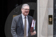 Keir Starmer Departs Downing Street For PMQs In London