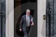 Keir Starmer Departs Downing Street For PMQs In London