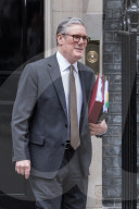 Keir Starmer Departs Downing Street For PMQs In London