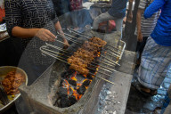 Market During Ramadan Month In India.