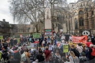 Disabled Protest Westminster in London, UK.