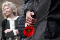 Procession In Memory Of Fosse Ardeatine Victims In Rome.