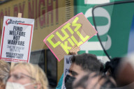 UK disabled protest cutbacks in assistance 