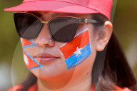 Show Of Power By Nepal's Ruling CPN-UML's Youth Wing