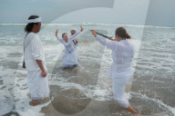 Balinese Hindus Perform Sacred Melasti Ritual Ahead Of Nyepi Day
