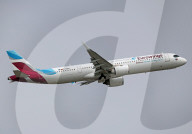 Diverse aircraft taking off