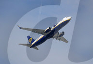 Diverse aircraft taking off