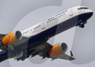 Diverse aircraft taking off