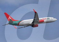 Diverse aircraft taking off