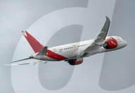 Diverse aircraft taking off