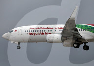 Diverse aircraft landing in Barcelona
