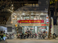 Customers At A Beer Restaurant In Hanoi