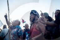 Protest Of Retirees At Buenos Aires Congress Over Pension Rights