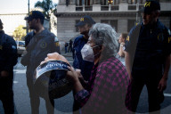 Protest Of Retirees At Buenos Aires Congress Over Pension Rights