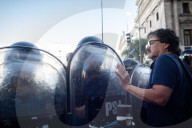 Protest Of Retirees At Buenos Aires Congress Over Pension Rights