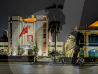 Hanoi Municipal People’s Committee Building At Night