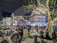 Central Nightlife Area In Hanoi