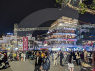 Central Nightlife Area In Hanoi