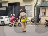 Traffic Police In Hanoi