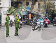 Traffic Police In Hanoi