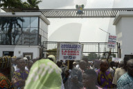 Protest In Lagos, Nigeria Over Demolition Of Owode Motor Spare Parts Market