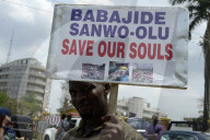Protest In Lagos, Nigeria Over Demolition Of Owode Motor Spare Parts Market