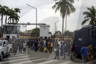 Protest In Lagos, Nigeria Over Demolition Of Owode Motor Spare Parts Market