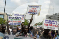 Protest In Lagos, Nigeria Over Demolition Of Owode Motor Spare Parts Market