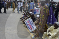 Protest In Lagos, Nigeria Over Demolition Of Owode Motor Spare Parts Market