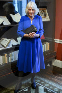 Queen Camilla at the Charles Dickens Museum in London, UK.