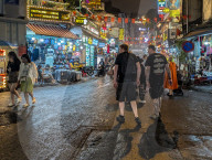 Hanoi Amusement District Old Quartier At Night