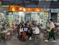 Hanoi Amusement District Old Quartier At Night