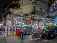 Hanoi Amusement District Old Quartier At Night