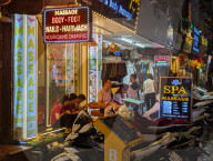Hanoi Amusement District Old Quartier At Night