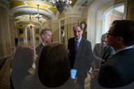 Senate Democrats hold weekly press conference March 25, 2025
